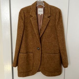 Madewell wool/alpaca blend blazer. size M